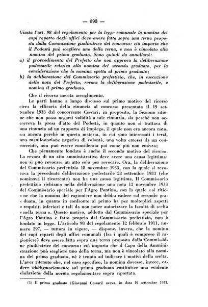 Rivista di diritto pubblico e della pubblica amministrazione in Italia. La giustizia amministrativa raccolta completa di giurisprudenza amministrativa esposta sistematicamente