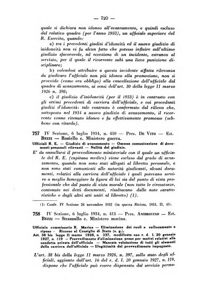 Rivista di diritto pubblico e della pubblica amministrazione in Italia. La giustizia amministrativa raccolta completa di giurisprudenza amministrativa esposta sistematicamente