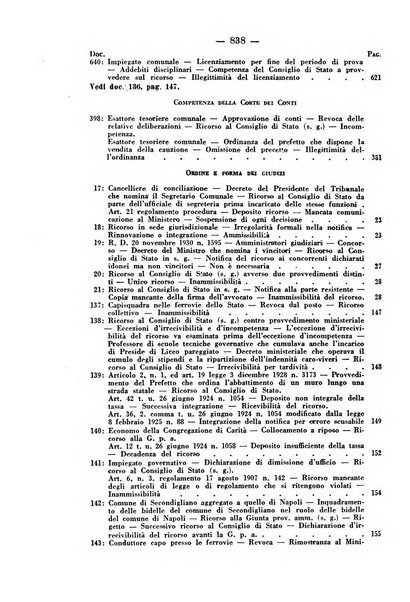 Rivista di diritto pubblico e della pubblica amministrazione in Italia. La giustizia amministrativa raccolta completa di giurisprudenza amministrativa esposta sistematicamente