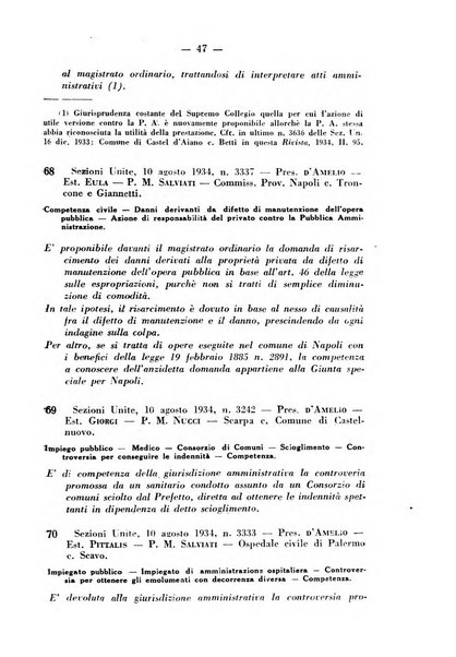 Rivista di diritto pubblico e della pubblica amministrazione in Italia. La giustizia amministrativa raccolta completa di giurisprudenza amministrativa esposta sistematicamente