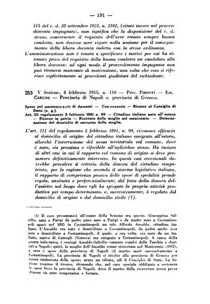 Rivista di diritto pubblico e della pubblica amministrazione in Italia. La giustizia amministrativa raccolta completa di giurisprudenza amministrativa esposta sistematicamente