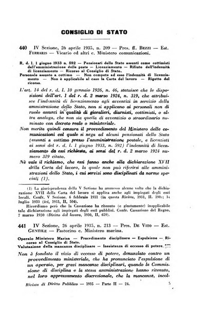 Rivista di diritto pubblico e della pubblica amministrazione in Italia. La giustizia amministrativa raccolta completa di giurisprudenza amministrativa esposta sistematicamente