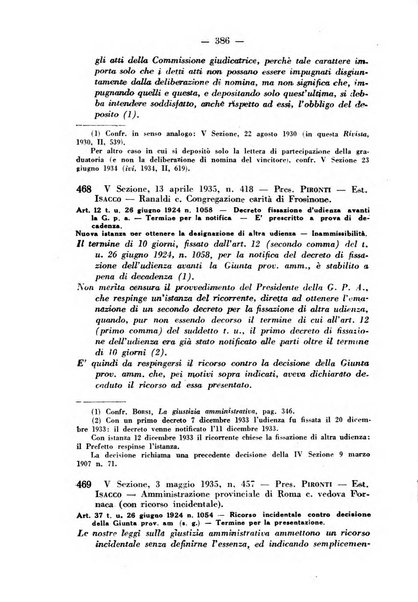 Rivista di diritto pubblico e della pubblica amministrazione in Italia. La giustizia amministrativa raccolta completa di giurisprudenza amministrativa esposta sistematicamente