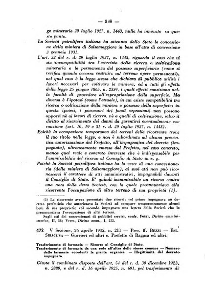 Rivista di diritto pubblico e della pubblica amministrazione in Italia. La giustizia amministrativa raccolta completa di giurisprudenza amministrativa esposta sistematicamente