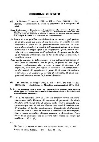 Rivista di diritto pubblico e della pubblica amministrazione in Italia. La giustizia amministrativa raccolta completa di giurisprudenza amministrativa esposta sistematicamente