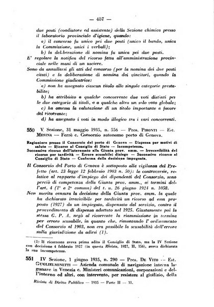 Rivista di diritto pubblico e della pubblica amministrazione in Italia. La giustizia amministrativa raccolta completa di giurisprudenza amministrativa esposta sistematicamente