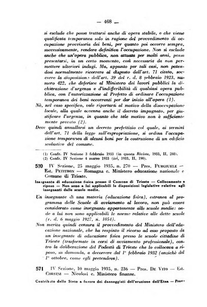 Rivista di diritto pubblico e della pubblica amministrazione in Italia. La giustizia amministrativa raccolta completa di giurisprudenza amministrativa esposta sistematicamente