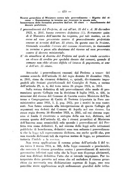 Rivista di diritto pubblico e della pubblica amministrazione in Italia. La giustizia amministrativa raccolta completa di giurisprudenza amministrativa esposta sistematicamente