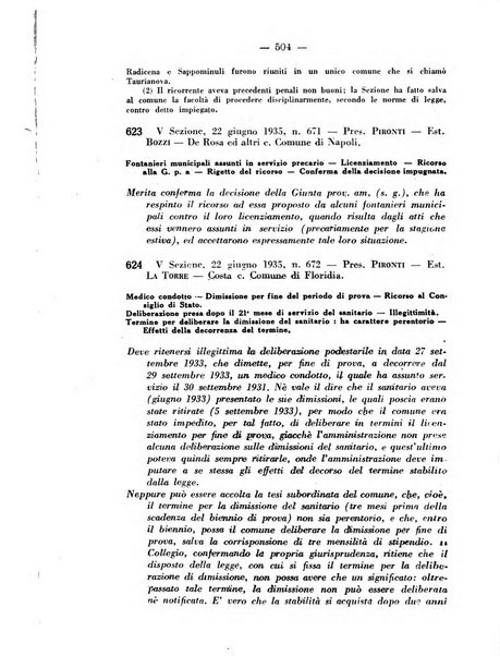 Rivista di diritto pubblico e della pubblica amministrazione in Italia. La giustizia amministrativa raccolta completa di giurisprudenza amministrativa esposta sistematicamente