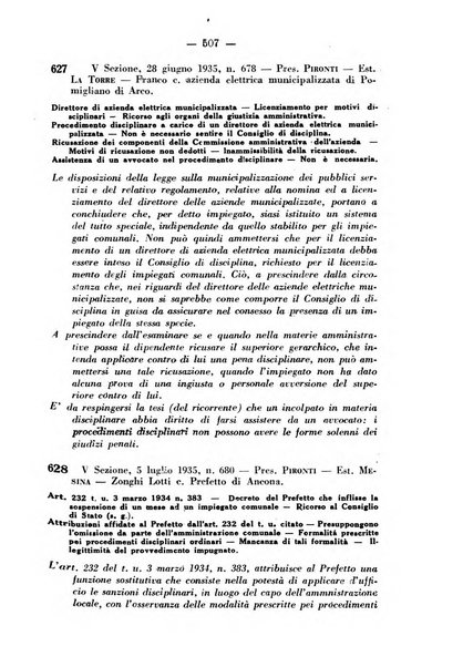 Rivista di diritto pubblico e della pubblica amministrazione in Italia. La giustizia amministrativa raccolta completa di giurisprudenza amministrativa esposta sistematicamente