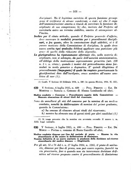 Rivista di diritto pubblico e della pubblica amministrazione in Italia. La giustizia amministrativa raccolta completa di giurisprudenza amministrativa esposta sistematicamente