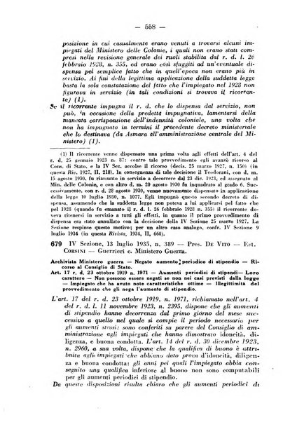 Rivista di diritto pubblico e della pubblica amministrazione in Italia. La giustizia amministrativa raccolta completa di giurisprudenza amministrativa esposta sistematicamente