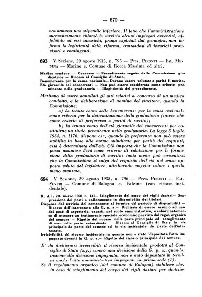 Rivista di diritto pubblico e della pubblica amministrazione in Italia. La giustizia amministrativa raccolta completa di giurisprudenza amministrativa esposta sistematicamente