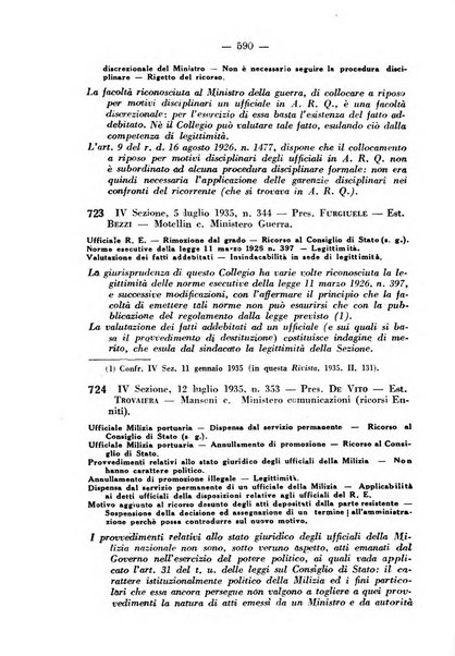 Rivista di diritto pubblico e della pubblica amministrazione in Italia. La giustizia amministrativa raccolta completa di giurisprudenza amministrativa esposta sistematicamente