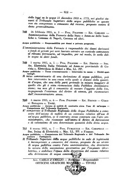 Rivista di diritto pubblico e della pubblica amministrazione in Italia. La giustizia amministrativa raccolta completa di giurisprudenza amministrativa esposta sistematicamente