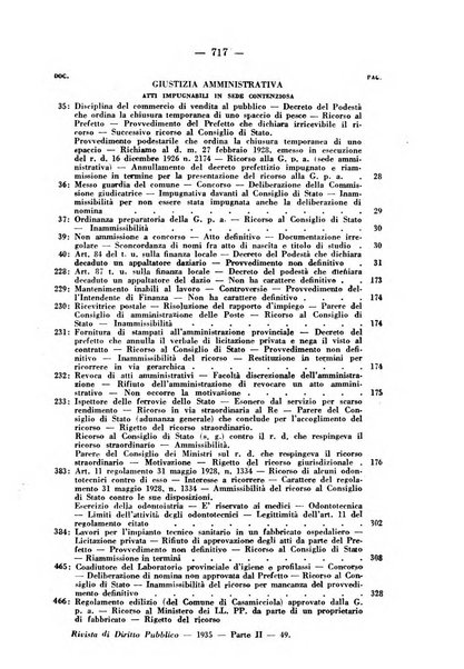 Rivista di diritto pubblico e della pubblica amministrazione in Italia. La giustizia amministrativa raccolta completa di giurisprudenza amministrativa esposta sistematicamente