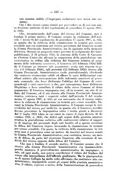 Rivista di diritto pubblico e della pubblica amministrazione in Italia. La giustizia amministrativa raccolta completa di giurisprudenza amministrativa esposta sistematicamente