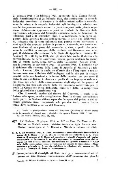 Rivista di diritto pubblico e della pubblica amministrazione in Italia. La giustizia amministrativa raccolta completa di giurisprudenza amministrativa esposta sistematicamente