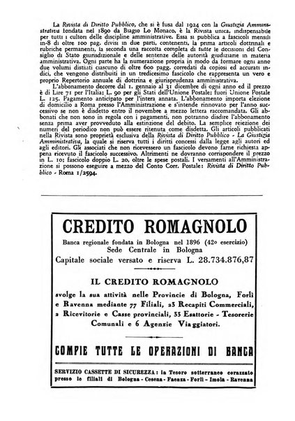 Rivista di diritto pubblico e della pubblica amministrazione in Italia. La giustizia amministrativa raccolta completa di giurisprudenza amministrativa esposta sistematicamente