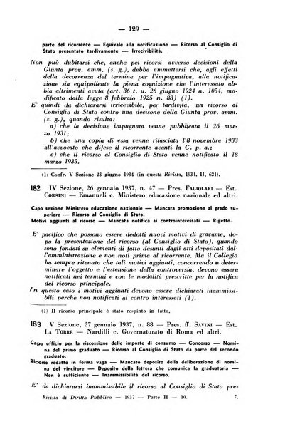 Rivista di diritto pubblico e della pubblica amministrazione in Italia. La giustizia amministrativa raccolta completa di giurisprudenza amministrativa esposta sistematicamente