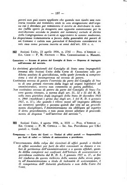 Rivista di diritto pubblico e della pubblica amministrazione in Italia. La giustizia amministrativa raccolta completa di giurisprudenza amministrativa esposta sistematicamente