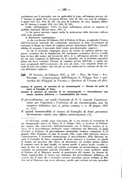 Rivista di diritto pubblico e della pubblica amministrazione in Italia. La giustizia amministrativa raccolta completa di giurisprudenza amministrativa esposta sistematicamente