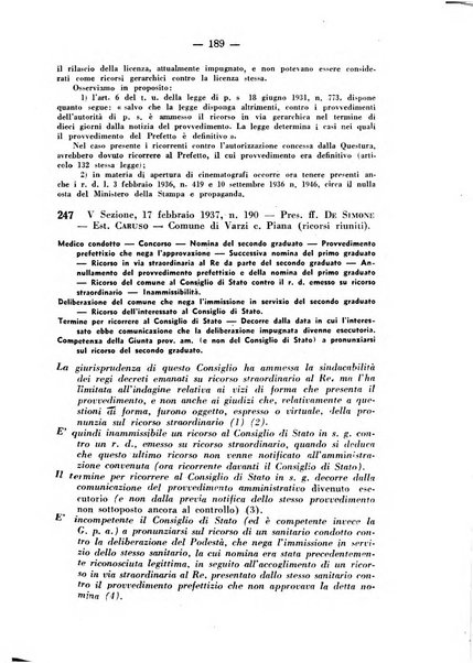 Rivista di diritto pubblico e della pubblica amministrazione in Italia. La giustizia amministrativa raccolta completa di giurisprudenza amministrativa esposta sistematicamente