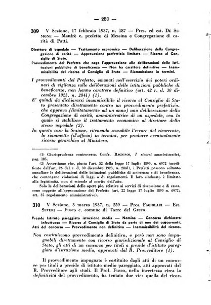 Rivista di diritto pubblico e della pubblica amministrazione in Italia. La giustizia amministrativa raccolta completa di giurisprudenza amministrativa esposta sistematicamente