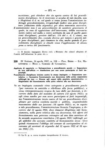 Rivista di diritto pubblico e della pubblica amministrazione in Italia. La giustizia amministrativa raccolta completa di giurisprudenza amministrativa esposta sistematicamente