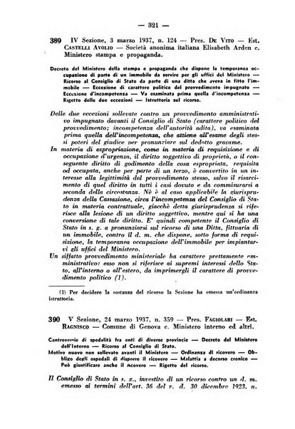 Rivista di diritto pubblico e della pubblica amministrazione in Italia. La giustizia amministrativa raccolta completa di giurisprudenza amministrativa esposta sistematicamente