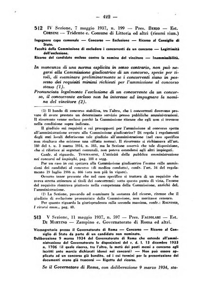 Rivista di diritto pubblico e della pubblica amministrazione in Italia. La giustizia amministrativa raccolta completa di giurisprudenza amministrativa esposta sistematicamente