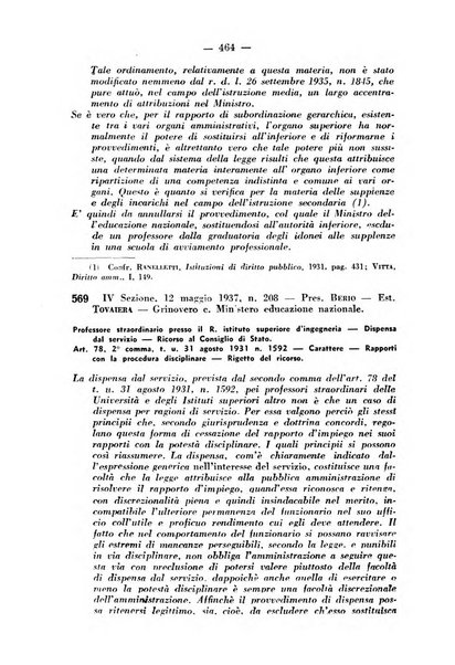 Rivista di diritto pubblico e della pubblica amministrazione in Italia. La giustizia amministrativa raccolta completa di giurisprudenza amministrativa esposta sistematicamente