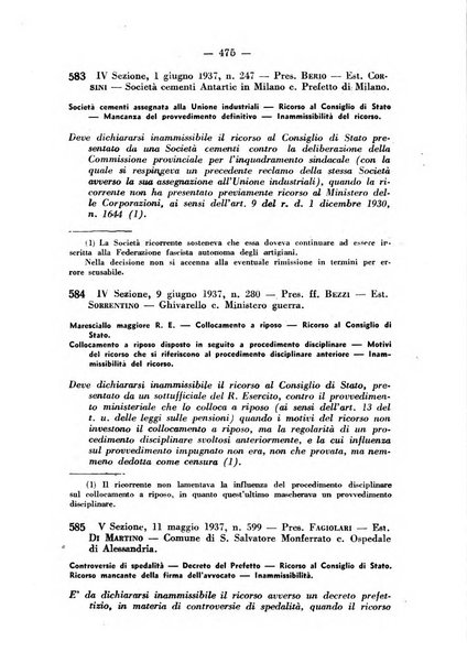 Rivista di diritto pubblico e della pubblica amministrazione in Italia. La giustizia amministrativa raccolta completa di giurisprudenza amministrativa esposta sistematicamente