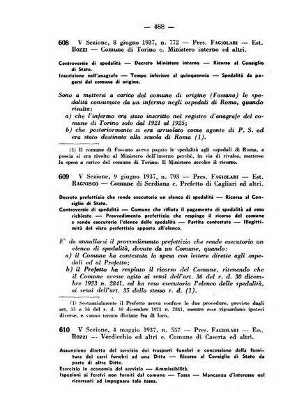 Rivista di diritto pubblico e della pubblica amministrazione in Italia. La giustizia amministrativa raccolta completa di giurisprudenza amministrativa esposta sistematicamente