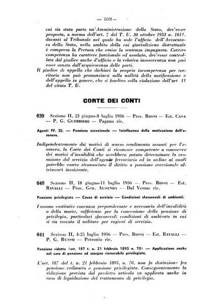 Rivista di diritto pubblico e della pubblica amministrazione in Italia. La giustizia amministrativa raccolta completa di giurisprudenza amministrativa esposta sistematicamente