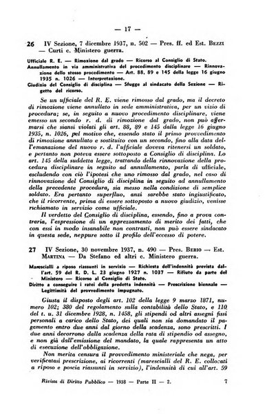 Rivista di diritto pubblico e della pubblica amministrazione in Italia. La giustizia amministrativa raccolta completa di giurisprudenza amministrativa esposta sistematicamente