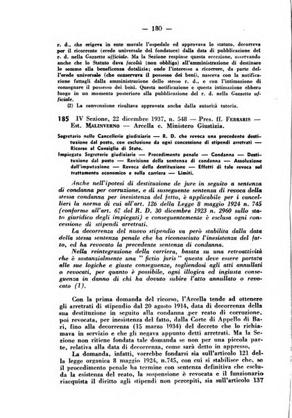 Rivista di diritto pubblico e della pubblica amministrazione in Italia. La giustizia amministrativa raccolta completa di giurisprudenza amministrativa esposta sistematicamente