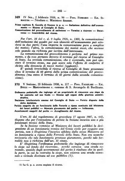 Rivista di diritto pubblico e della pubblica amministrazione in Italia. La giustizia amministrativa raccolta completa di giurisprudenza amministrativa esposta sistematicamente