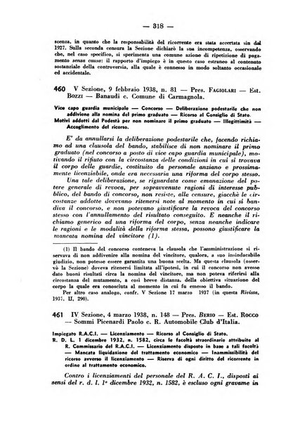 Rivista di diritto pubblico e della pubblica amministrazione in Italia. La giustizia amministrativa raccolta completa di giurisprudenza amministrativa esposta sistematicamente