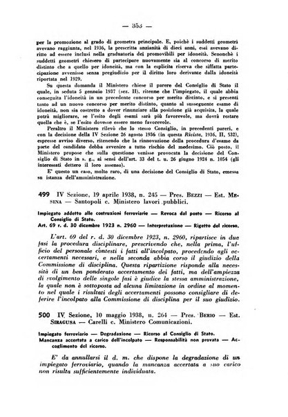 Rivista di diritto pubblico e della pubblica amministrazione in Italia. La giustizia amministrativa raccolta completa di giurisprudenza amministrativa esposta sistematicamente