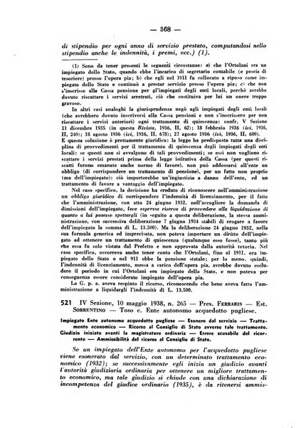 Rivista di diritto pubblico e della pubblica amministrazione in Italia. La giustizia amministrativa raccolta completa di giurisprudenza amministrativa esposta sistematicamente