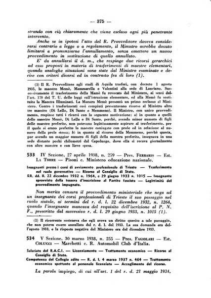 Rivista di diritto pubblico e della pubblica amministrazione in Italia. La giustizia amministrativa raccolta completa di giurisprudenza amministrativa esposta sistematicamente