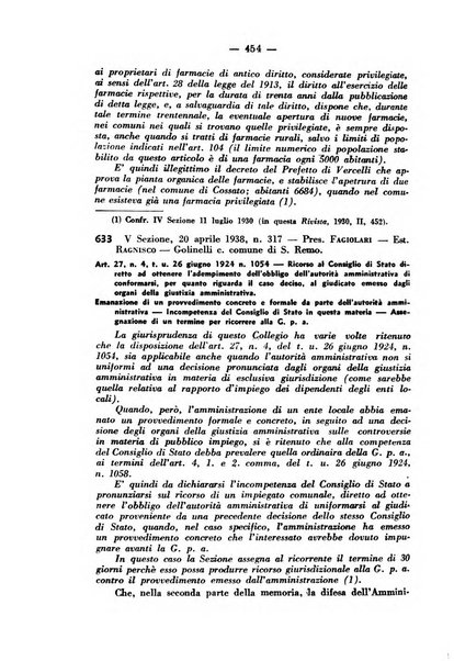 Rivista di diritto pubblico e della pubblica amministrazione in Italia. La giustizia amministrativa raccolta completa di giurisprudenza amministrativa esposta sistematicamente