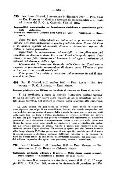 Rivista di diritto pubblico e della pubblica amministrazione in Italia. La giustizia amministrativa raccolta completa di giurisprudenza amministrativa esposta sistematicamente