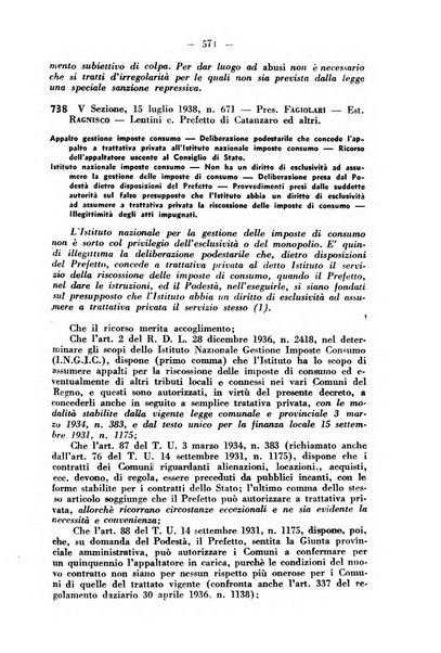 Rivista di diritto pubblico e della pubblica amministrazione in Italia. La giustizia amministrativa raccolta completa di giurisprudenza amministrativa esposta sistematicamente