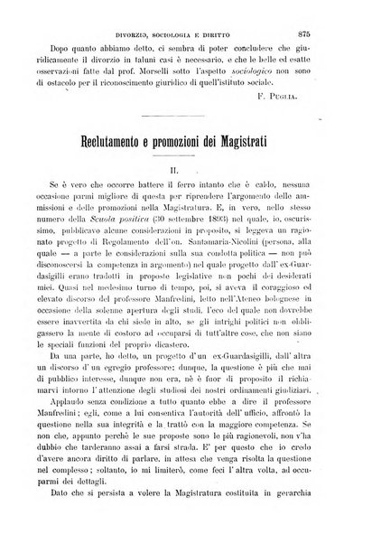 La scuola positiva nella giurisprudenza penale