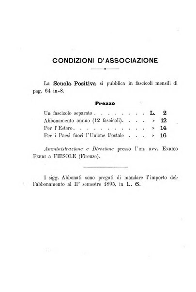 La scuola positiva nella giurisprudenza penale