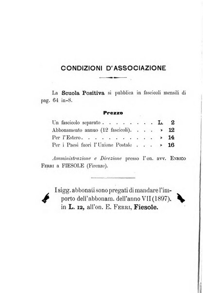 La scuola positiva nella giurisprudenza penale