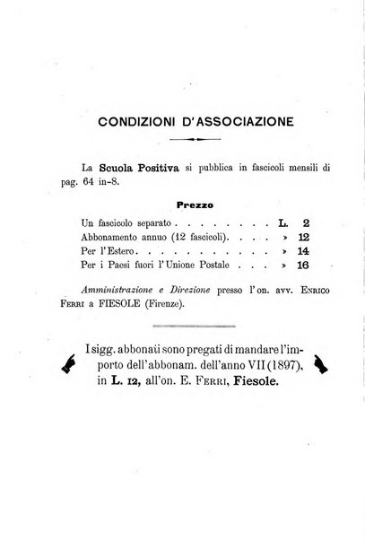 La scuola positiva nella giurisprudenza penale