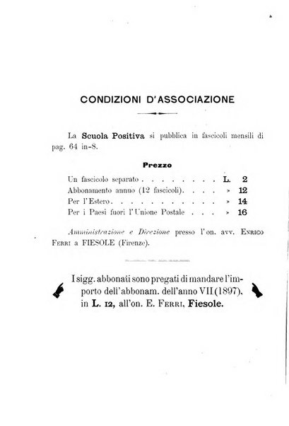 La scuola positiva nella giurisprudenza penale